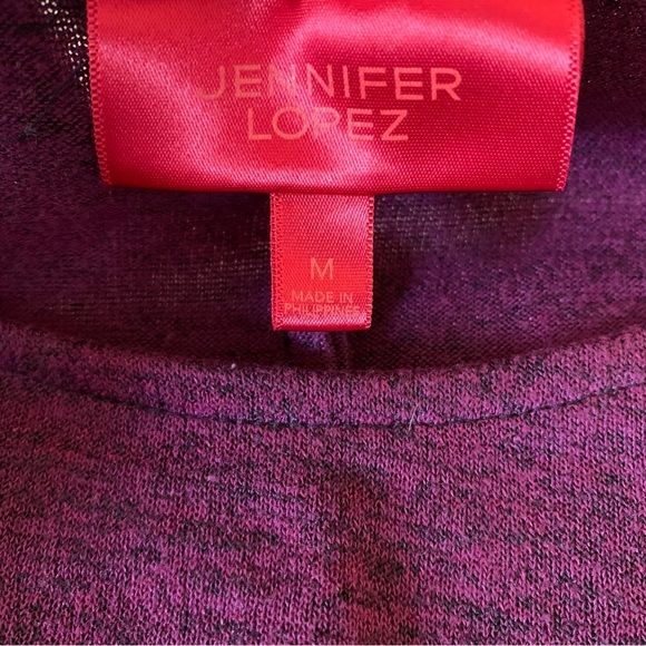 Jennifer Lopez Side Faux Wrap Dress Size Medium - Picture 5 of 10